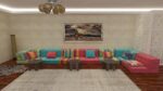 Mahjong Style Sofa  - L Shaped Deep Sectional Sofa Set - Image 3