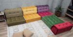 Corner Floor Sofa With Back Support, Modular Large Cushion - Image 6