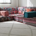 Floor Sofa Couch For Living Room, Oriental L Shaped Seating