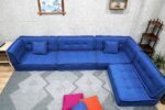 Custom Size Blue Furniture Sectional Couch - Image 2