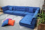 Custom Size Blue Furniture Sectional Couch - Image 4