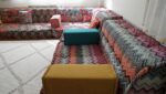 Floor Sofa Couch For Living Room, Oriental L Shaped Seating - Image 2