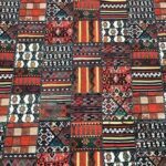 Anatolian Ethnic Rug Patterned Cushion and Curtain Fabric
