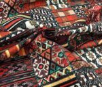 Anatolian Ethnic Rug Patterned Cushion and Curtain Fabric - Image 5