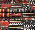 Anatolian Ethnic Rug Patterned Cushion and Curtain Fabric - Image 7