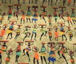Antique Background African Women Pattern Authentic Fabric - Image 4