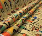 Antique Background African Women Pattern Authentic Fabric - Image 8