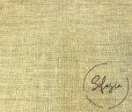 Antique Beige Linen Look Fabric - Image 3