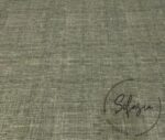 Antique Green Linen Look Fabric - Image 4