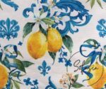 Baroque Style Lemon Patterned Sofa and Curtain Fabric - Image 4