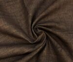 Bitter Brown Linen Look Fabric - Image 5