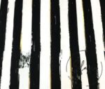 Black and White Antique Striped Fabric - Image 8