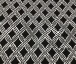 Black and White Baklava Plus Patterned Fabric - Image 3