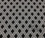 Black and White Baklava Plus Patterned Fabric