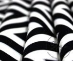 Black and White Interlocking Check Fabric - Image 6