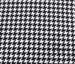 Black and White Large Houndstooth Pattern Fabric - Image 3