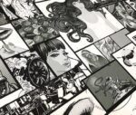 Black and White Pop Art Drapery and Sofa Fabric - Image 11