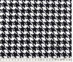 Black and White Small Houndstooth Pattern Fabric - Image 5