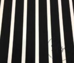 Black and White Striped Fabric - Image 3