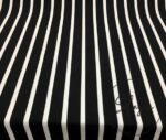 Black and White Striped Fabric