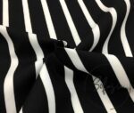 Black and White Striped Fabric - Image 4