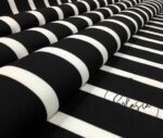 Black and White Striped Fabric - Image 6