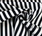 Black and White Striped Fabric, Sofa and Curtain Fabric - Image 3