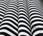 Black and White Striped Fabric, Sofa and Curtain Fabric - Image 6