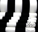 Black and White Thick Vertical Striped Background Curtain and Sofa Fabric - Image 5
