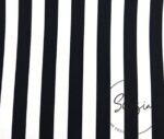 Black and White Thick Vertical Striped Background Curtain and Sofa Fabric - Image 7