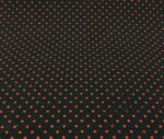 Black Background Red Small Polka Dot Fabric - Image 4