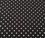 Black Background Small Dot Fabric - Image 3