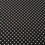 Black Background Small Dot Fabric