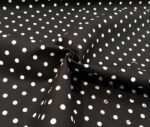 Black Background Small Dot Fabric - Image 4
