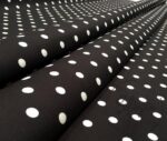 Black Background Small Dot Fabric - Image 6