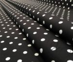 Black Background Small Dot Fabric - Image 8