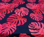 Black Fabric with Pink Camel Sole Pattern - Image 6