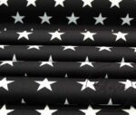 Black Fabric with White Stars - Image 5