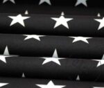 Black Fabric with White Stars - Image 8