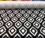 Black Ground Ikat Fabric - Image 4