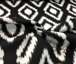 Black Ground Ikat Fabric - Image 5