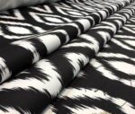 Black Ground Ikat Fabric - Image 7