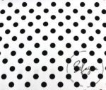 Black Large Dot Black Fabric (Curtain and Sofa Fabrics) - Image 3