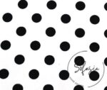 Black Large Dot Black Fabric (Curtain and Sofa Fabrics) - Image 4