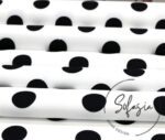 Black Large Dot Black Fabric (Curtain and Sofa Fabrics) - Image 8