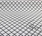 Black on White Moroccan Patterned Curtain and Sofa Fabric - Image 6