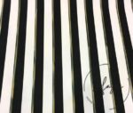 Black Striped Oil Painting Effect Fabric - Image 7