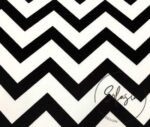 Black White Zigzag Upholstery Fabric - Image 3