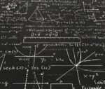 Blackboard Math Patterned Drapery and Sofa Fabric - Image 5