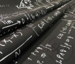 Blackboard Math Patterned Drapery and Sofa Fabric - Image 9